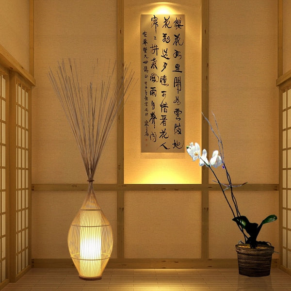 中式落地燈古典客廳立式燈中國風酒店會所裝飾地燈日式禪意茶室燈 - luxhkhome