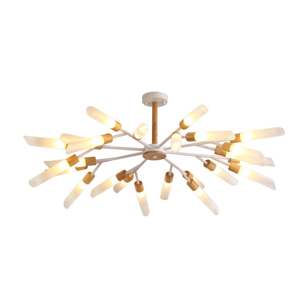 北歐客廳吊燈設計師後現代個性LED燈樹枝樹杈燈臥室書房原木燈具