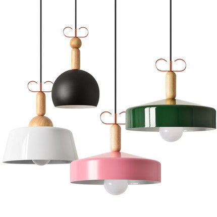 簡約現代lLED餐吊燈創意個性溫馨餐廳酒吧台書房木藝鋁材客廳臥室 - luxhkhome