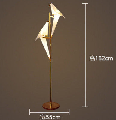 千紙鶴小鳥吊燈北歐創意客廳吧台別墅酒店燈具後現代個性餐廳吊燈 - luxhkhome