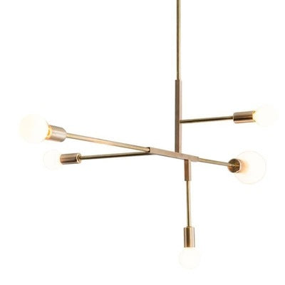 後現代北歐幾何線條吊燈個性餐廳臥室燈簡約創意設計師吊燈 - luxhkhome