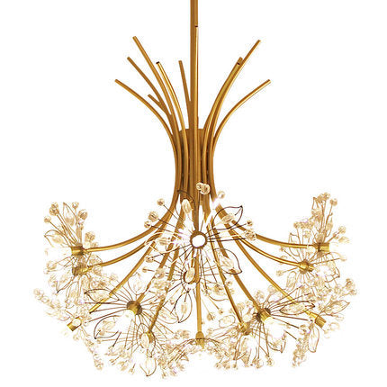 北歐創意溫馨臥室吊燈現代簡約藝術led個性客廳餐廳吧台水晶吊燈 - luxhkhome