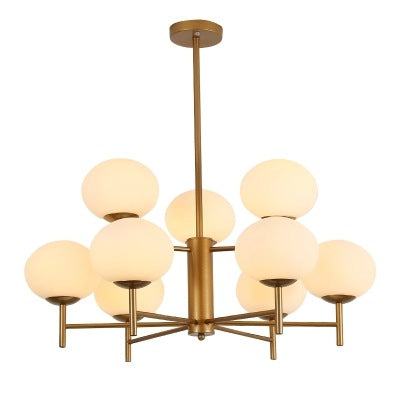 北歐風格簡約客廳吊燈個性創意後現代大氣家用高檔餐廳臥室吊燈 - luxhkhome