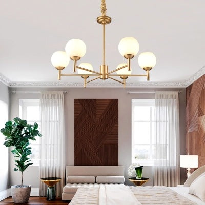 北歐風格簡約客廳吊燈個性創意後現代大氣家用高檔餐廳臥室吊燈 - luxhkhome