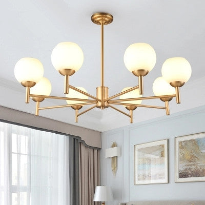 北歐風格簡約客廳吊燈個性創意後現代大氣家用高檔餐廳臥室吊燈 - luxhkhome