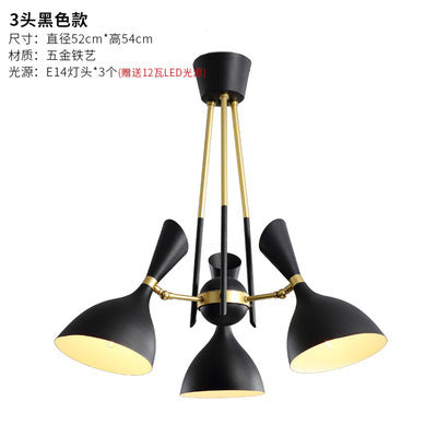 北歐現代簡約餐廳燈具客廳吧台主題餐廳咖啡廳創意個性led餐吊燈 - luxhkhome