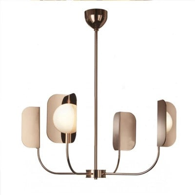 北歐輕奢後現代書籤客廳臥室燈餐廳玻璃燈具燈飾創意金屬樹枝吊燈 - luxhkhome