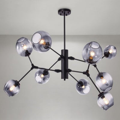 北歐燈創意個性分子燈魔豆吊燈現代簡約客廳餐廳玻璃吊燈燈飾 - luxhkhome