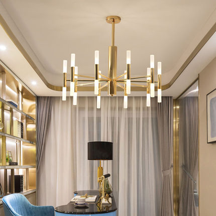 後現代輕奢客廳吊燈簡約創意大氣個性臥室餐廳燈具樣板間藝術吊 - luxhkhome