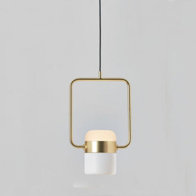 簡約後現代金屬電鍍金色黑白色床頭臥室餐廳吧台網紅北歐創意吊燈 - luxhkhome