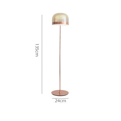 設計師部落北歐現代簡約創意LED客廳臥室床頭藝術展廳玻璃落地燈 - luxhkhome