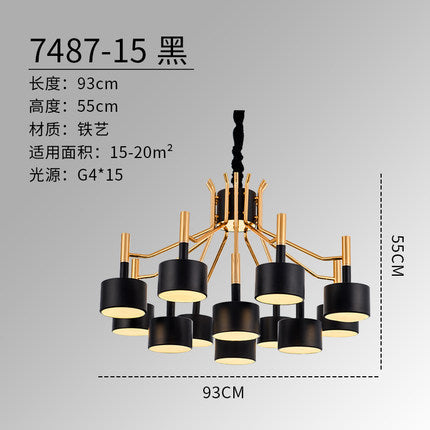 北歐吊燈簡約臥室餐廳客廳燈創意個性設計師風格工業風後現代燈具 - luxhkhome