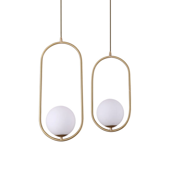 全銅餐廳吊燈北歐創意客廳臥室床頭吊燈個性吧台後現代過道吊燈 - luxhkhome