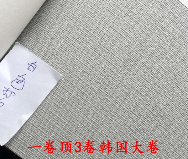 韓國壁紙 北歐簡約 LG玉米澱粉植物環保 純色灰色布紋亞麻523 - luxhkhome