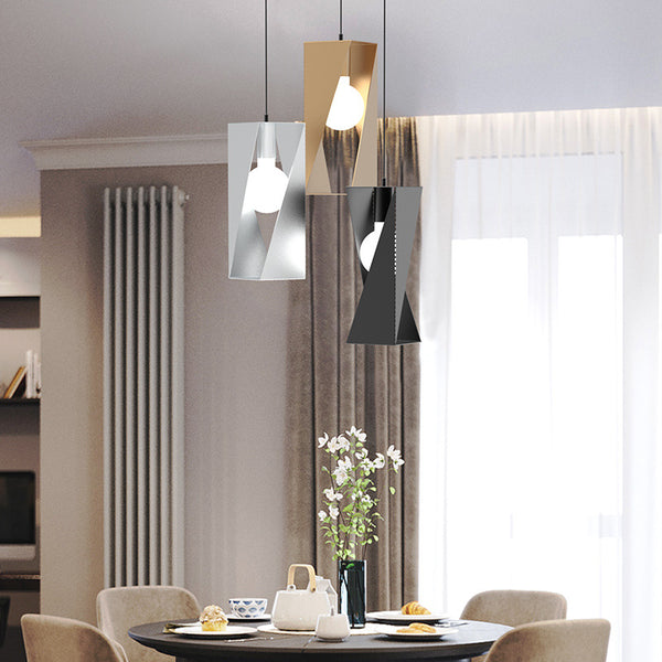 餐廳燈北歐吊燈後現代簡約三頭飯廳吧台小吊燈創意個性組合燈具 - luxhkhome