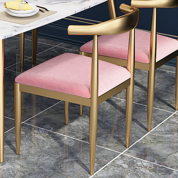 北歐ins大理石餐桌長方形輕奢餐桌椅組合現代簡約小戶型飯桌家用 - luxhkhome