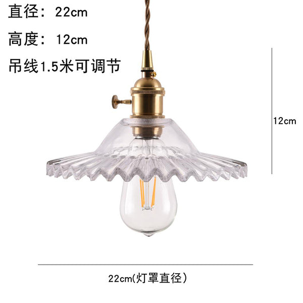 懷舊老上海復古工業風Loft創意餐廳酒吧台單頭綠色小雨傘吊燈 - luxhkhome