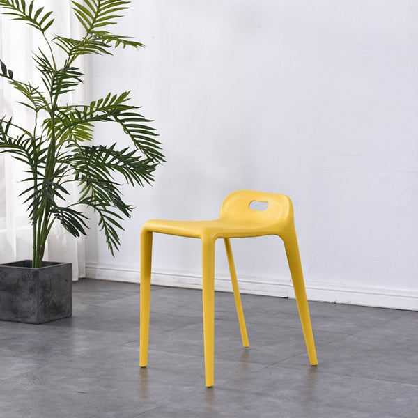 創意塑料凳子家用加厚成人小椅子時尚餐桌板凳省空間高凳客廳方凳 - luxhkhome