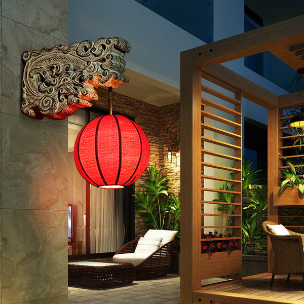 現代新中式壁燈仿古簡約酒店壁燈中式床頭燈復古客廳鐵藝過道燈具