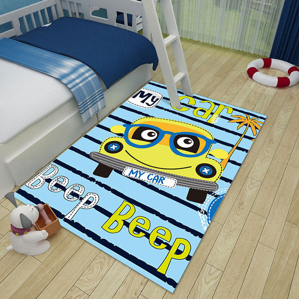可定制兒童地毯客廳茶几臥室地滿鋪床邊毯 卡通寶寶爬行地墊地毯