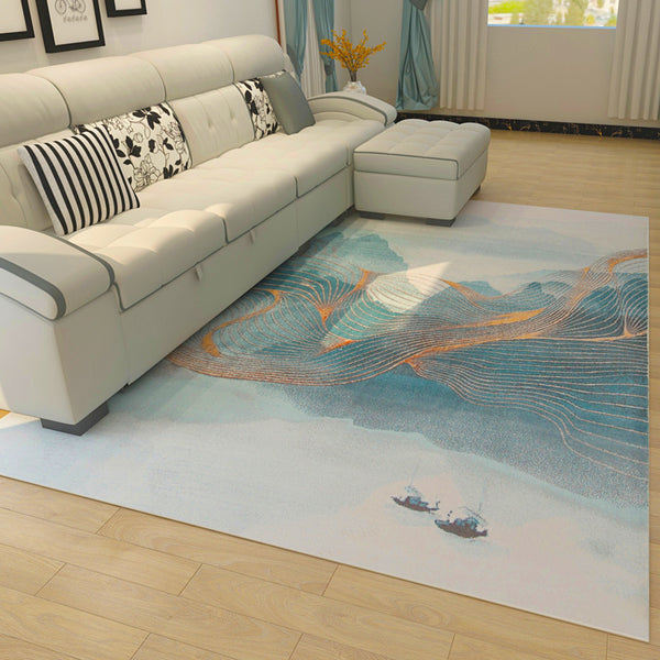 現代簡約客廳沙發茶几地毯 家用機織臥室床邊輕奢北歐ins