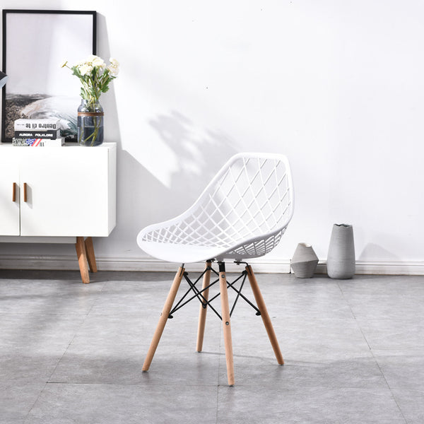 伊姆斯椅子簡約現代塑料設計休閒接待椅洽談椅時尚餐椅創意靠背椅 - luxhkhome