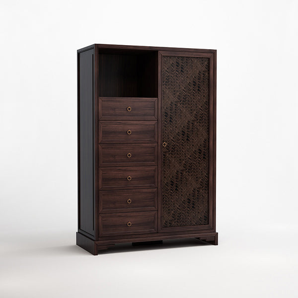 新中式衣櫃現代中式簡約衣櫃新古典實木衣櫃儲藏櫃禪意家具定制