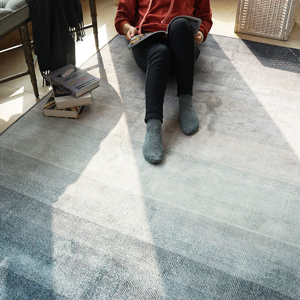 地毯客廳現代簡約輕奢浪漫漸變 臥室滿鋪地毯沙發茶几墊可水洗