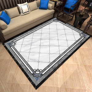 地毯客廳現代簡約大理石紋沙發茶几毯臥室床邊長方形房間家用定制
