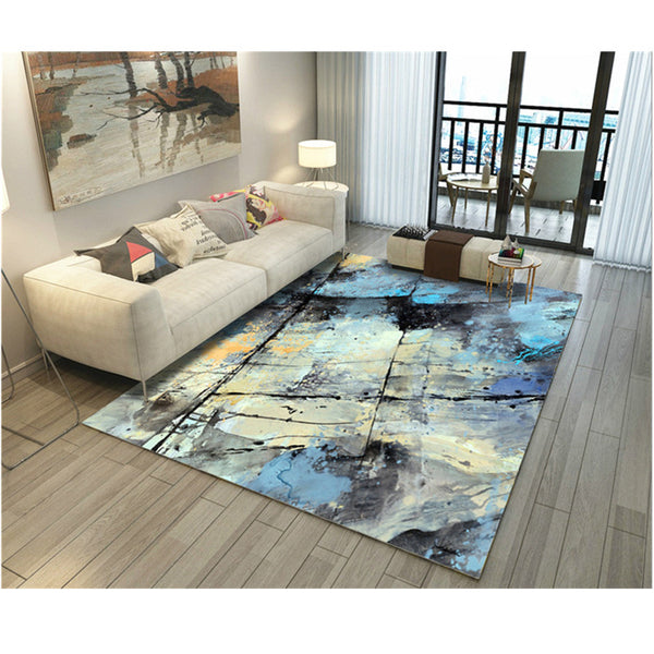 客廳沙發茶几地毯現代簡約時尚美式風格家用ins地毯臥室網紅地墊
