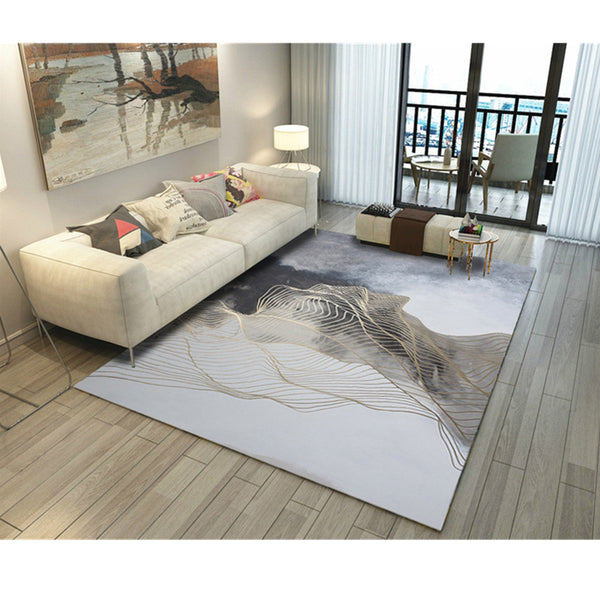客廳沙發茶几地毯現代簡約時尚美式風格家用ins地毯臥室網紅地墊