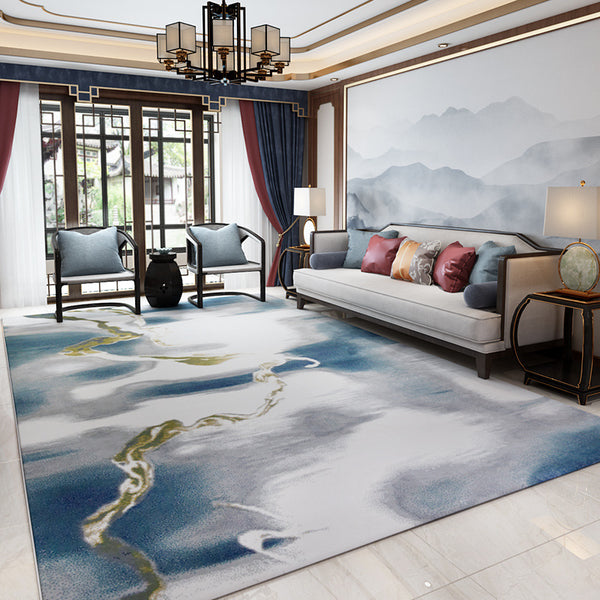 新中式簡約現代輕奢ins風地毯 房間客廳沙發茶几臥室床邊滿鋪定制