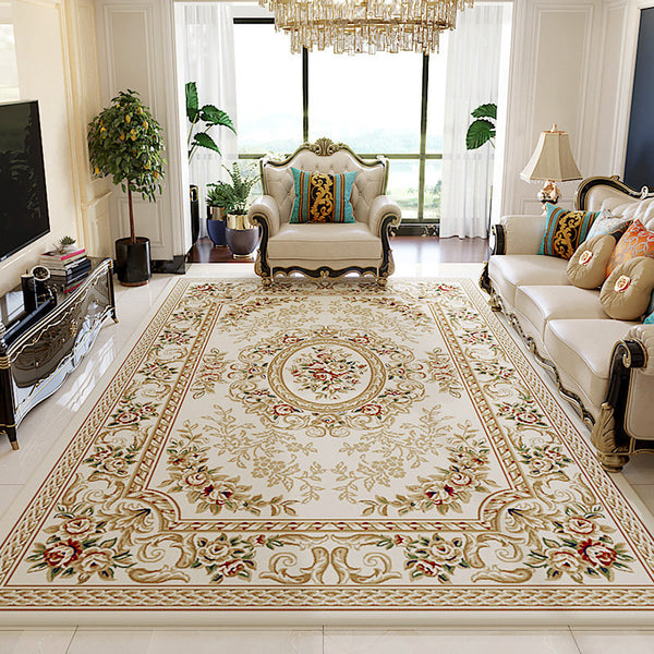 歐式家用客廳地毯臥室床邊民族風長方形奢華沙發茶几墊榻榻米滿鋪