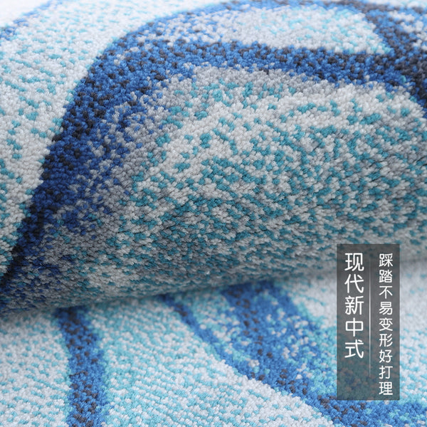 新中式簡約現代地毯 輕奢水墨畫民族風房間客廳沙發茶几臥室床邊