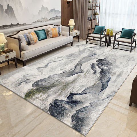 新中式簡約現代地毯輕奢ins風網紅房間滿鋪客廳茶几沙發臥室床邊