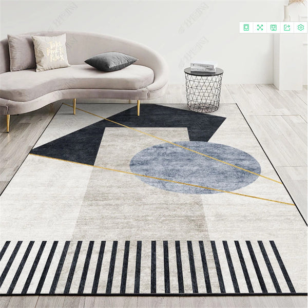地毯客廳ins輕奢紋理北歐現代簡約沙發茶几墊臥室家用床邊地墊