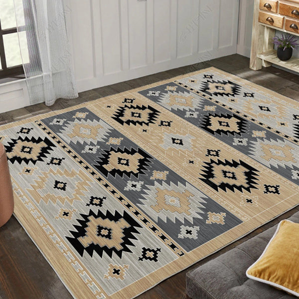 北歐客廳地毯臥室床邊滿鋪地毯現代簡約家用茶几沙發地墊土耳其風