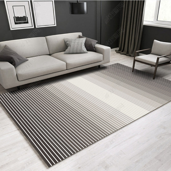 北歐地毯客廳茶几沙發地毯灰色系臥室床邊毯ins網紅房間簡約地墊