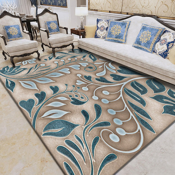 簡約地毯客廳臥室中國風古典新中式複古禪意茶室家用沙發茶几地墊