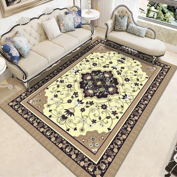 歐式地毯客廳沙發茶几毯美式家用臥室滿鋪床邊毯房間輕奢加厚地墊