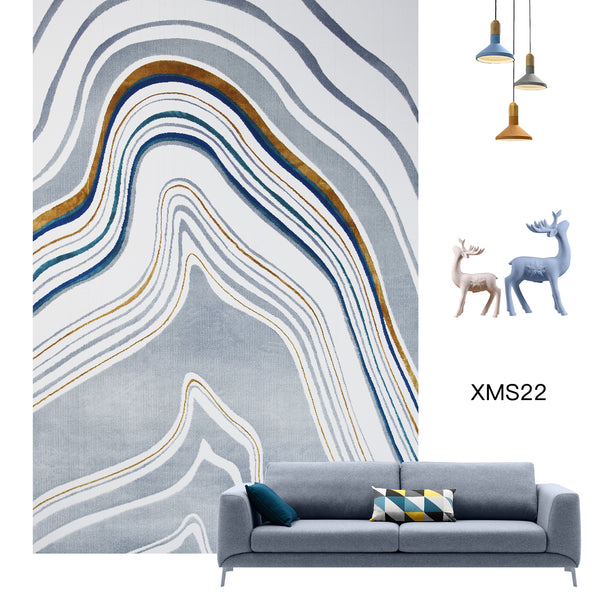 現代抽象幾何客廳沙發茶几毯 輕奢臥室地毯定製家用滿鋪地毯地墊