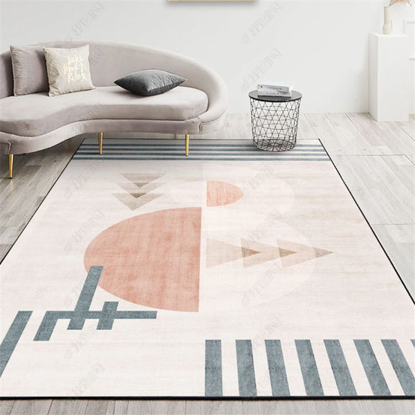 現代簡約歐式客廳地毯地墊臥室防滑滿鋪地墊ins風床邊家用茶几毯