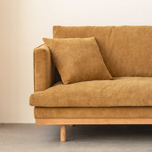 「光陰沙發」北歐實木布藝沙發經典表情設計簡約現代家具