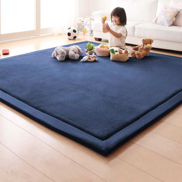 日式珊瑚絨地毯 兒童爬行毯榻榻米墊坐墊床墊客廳臥室 加工定制