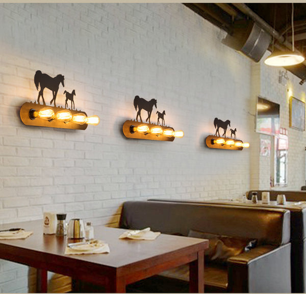 燈具北歐馬壁燈現代簡約客廳餐廳書房臥室個性創意時尚床頭燈 - luxhkhome