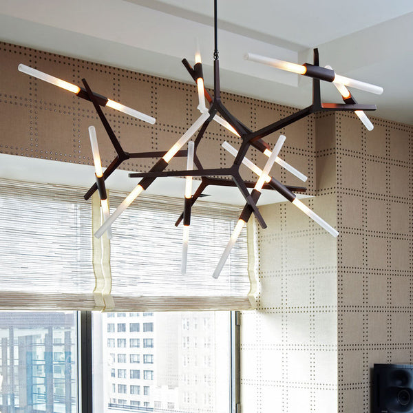 北歐現代創意後現代藝術吊燈設計師極簡樹杈別墅複式樓客廳餐廳燈 - luxhkhome
