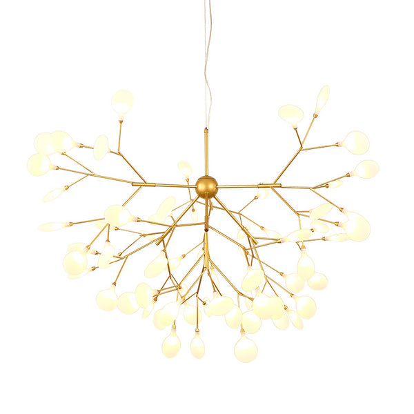 後現代螢火蟲吊燈北歐客廳臥室餐廳設計師燈具創意個性枝型吊燈飾 - luxhkhome