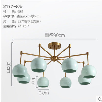 北歐後現代風格廚房吸頂燈客廳歐式現代簡約創意個性餐廳臥室燈具 - luxhkhome