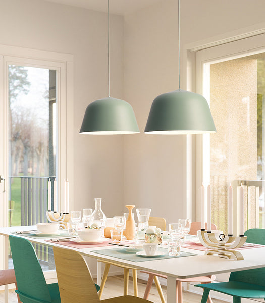 北歐丹麥個性創意簡約現代飯廳吧台餐廳客廳單頭鋁材吊燈 - luxhkhome
