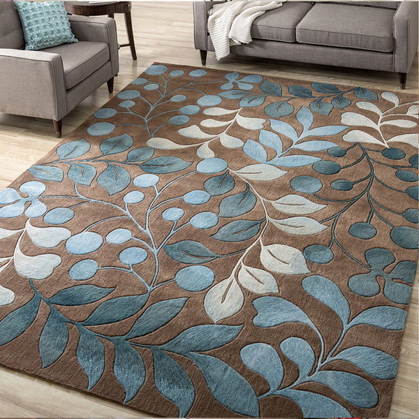 歐式茶几毯北歐ins風格美式輕奢地毯客廳簡約現代長方形家用定制